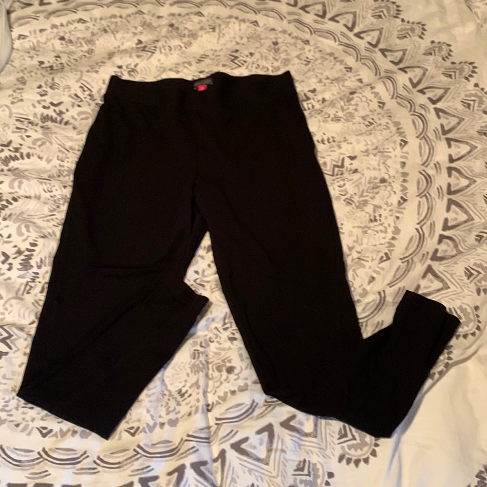 Vince Camuto Black Leggings, M, EUC